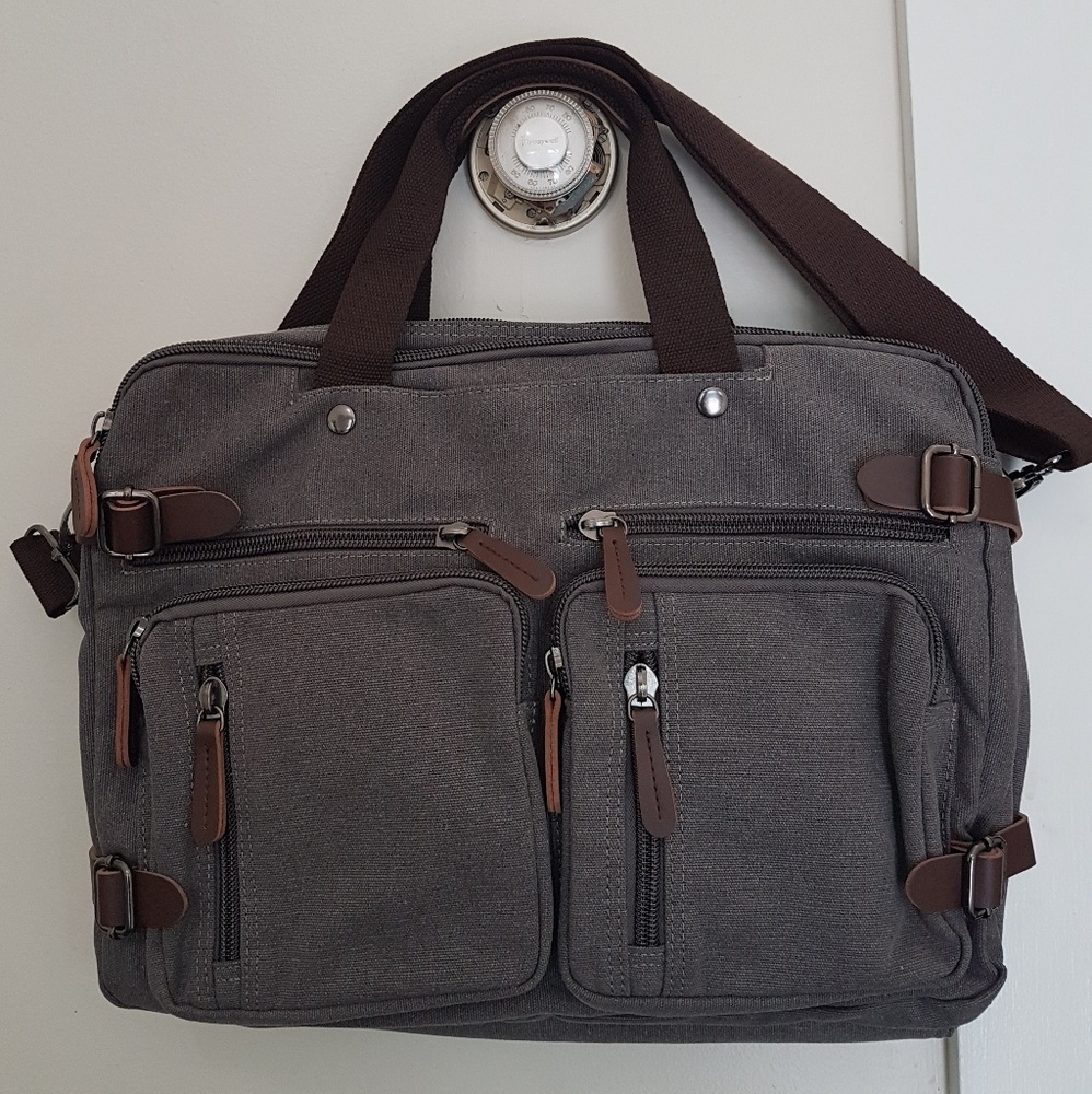 Grey Men's Multipurpose Bag